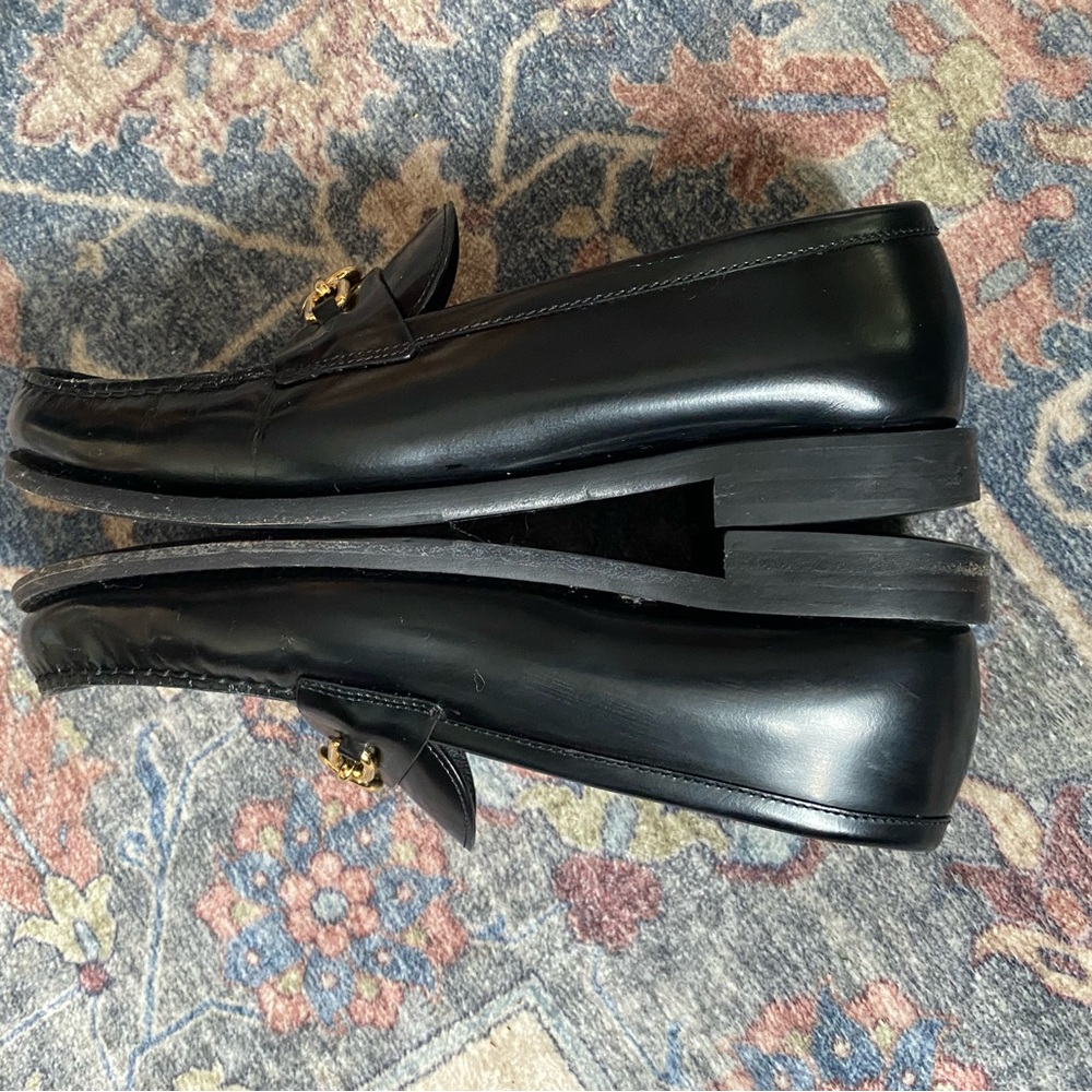 Louis Vuitton Black Chess Flat Leather Loafers - Picture 7 of 13